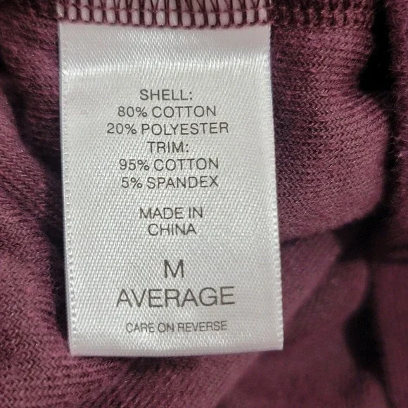 NY&C Velour Sweatsuit Sz M Burgundy Zip Hoodie Wide Leg Pants Set Y2K Athletic - Picture 10 of 14